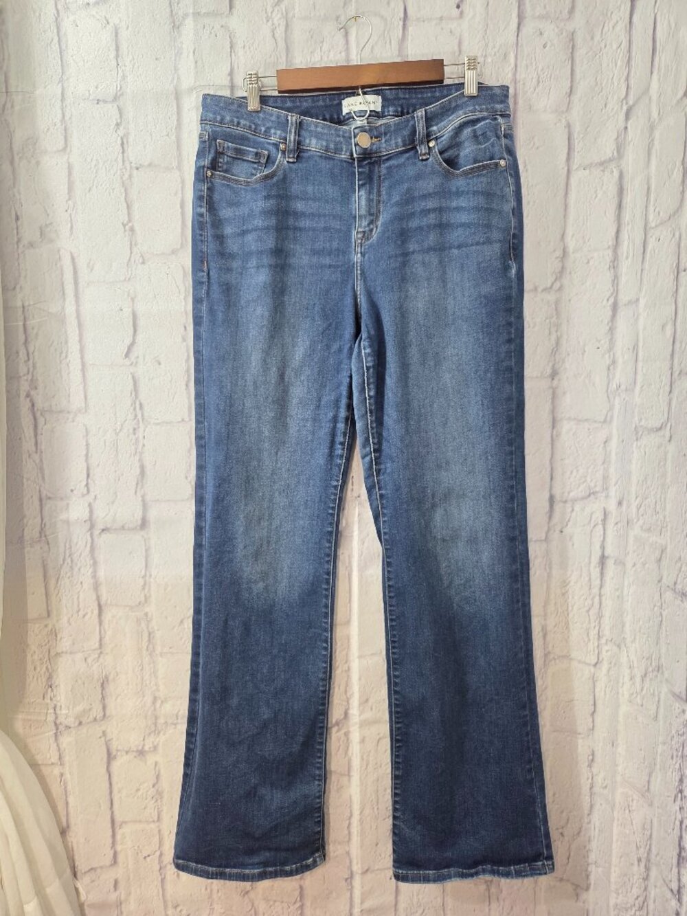 Lane Bryant Stretch 14L Medium Wash Denim Blue Bootcut Jeans - Picture 1 of 11